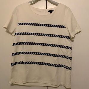 Ann Taylor Petite Rope Detailed Top